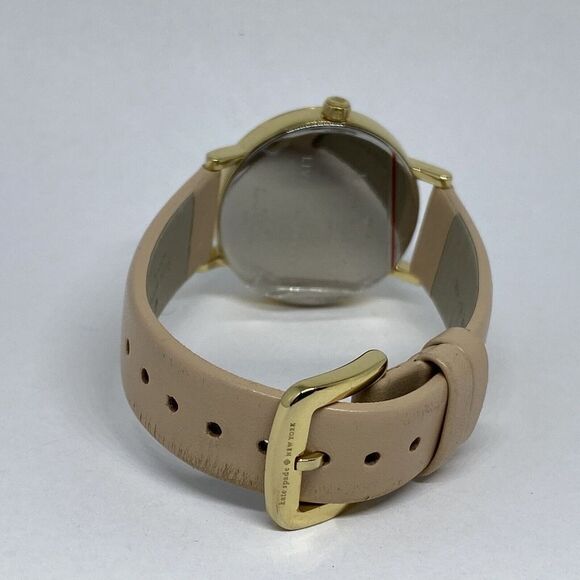Kate Spade New York Vachetta 0073 Women's Beige Leather Analog Dial Watch VK183 - Picture 10 of 12